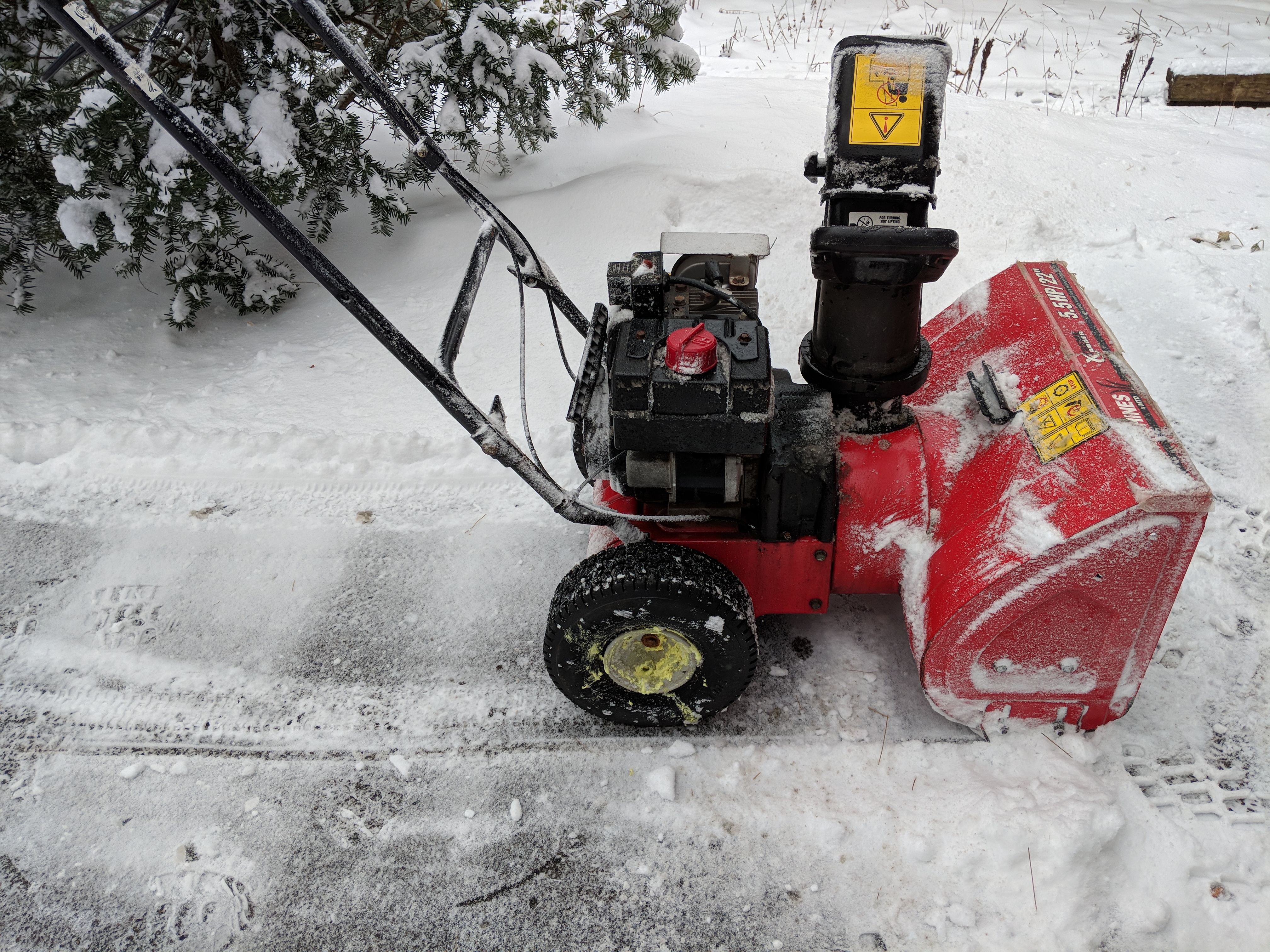 snow blower tire repair