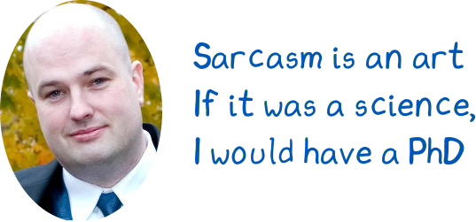Sarcasm as an education tool: how to  micro-service