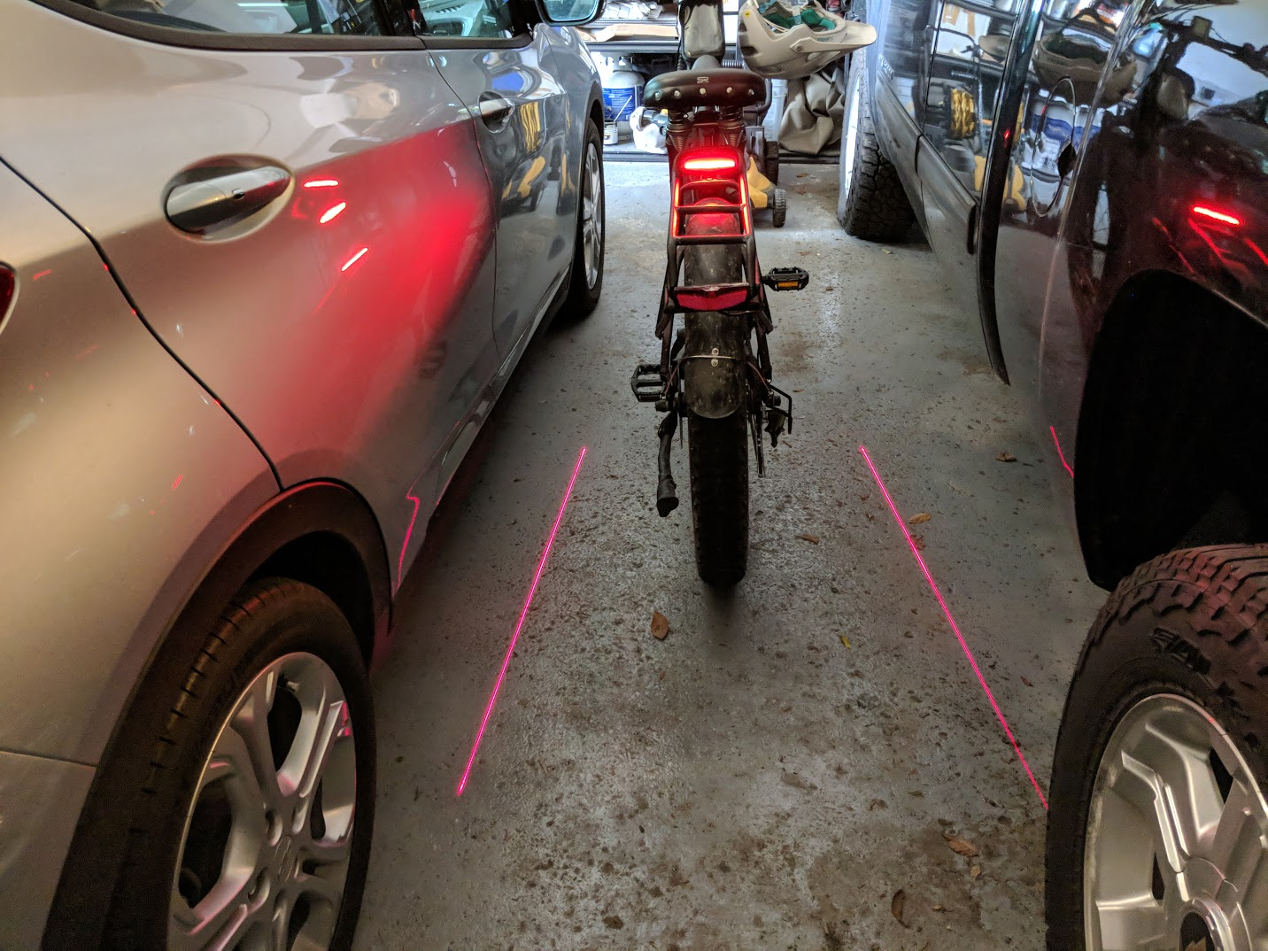 Laser bike lights!