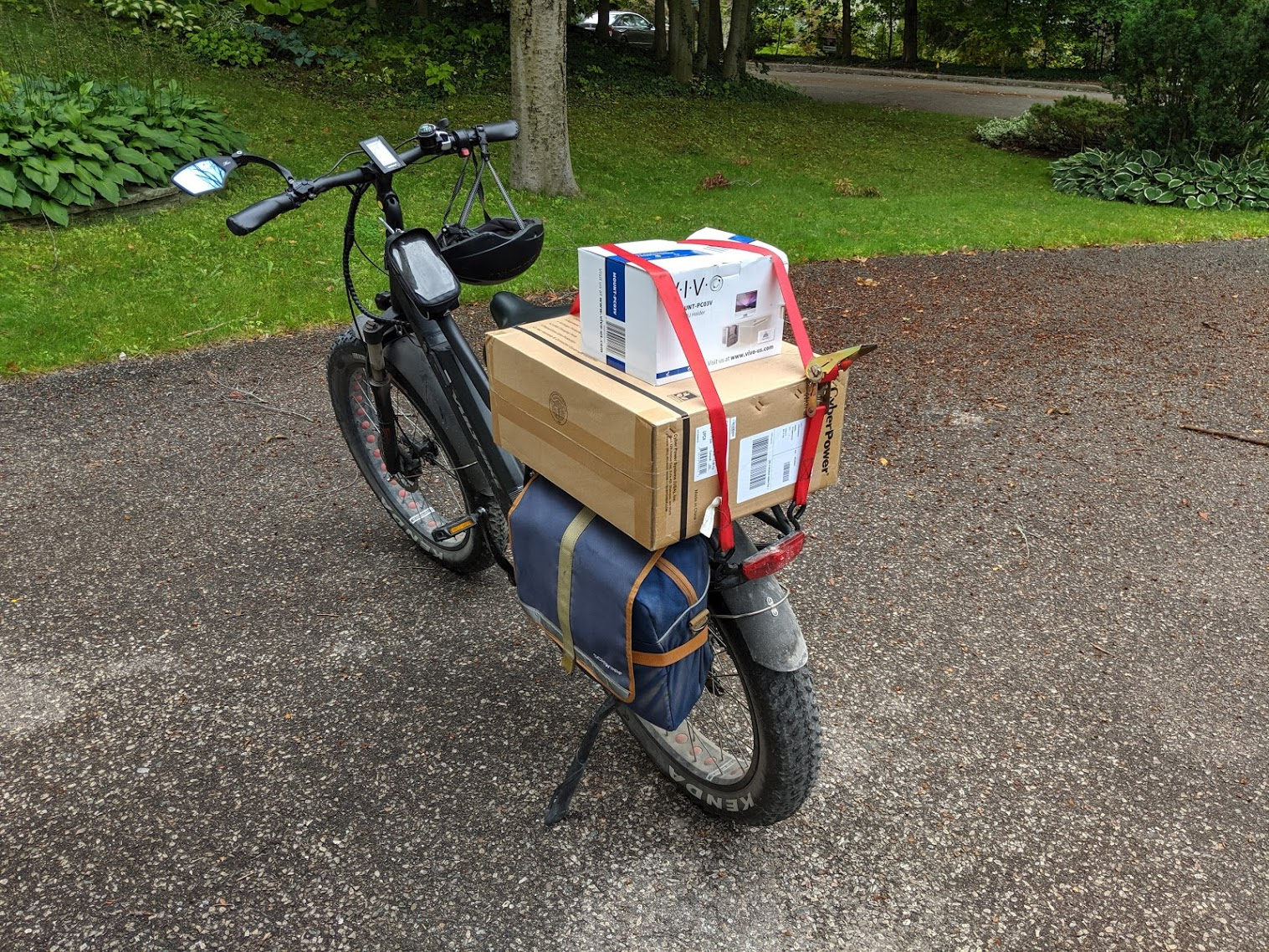 e-bikes and UPS: no, not really