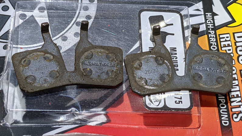You know your brake pads are done when…